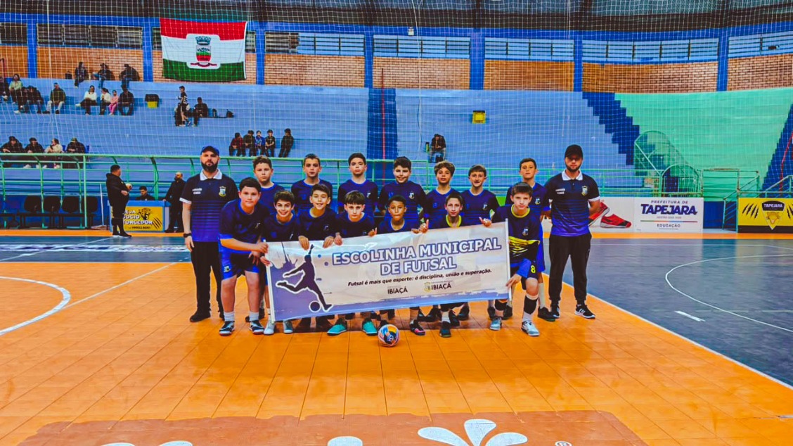 IBIAÇÁ CONQUISTA O SEGUNDO LUGAR NA CATEGORIA SUB-13 DA COPA AMUNOR DE FUTSAL