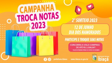 SORTEIO DIA DOS NAMORADOS PROGRAMA TROCA NOTAS 2023